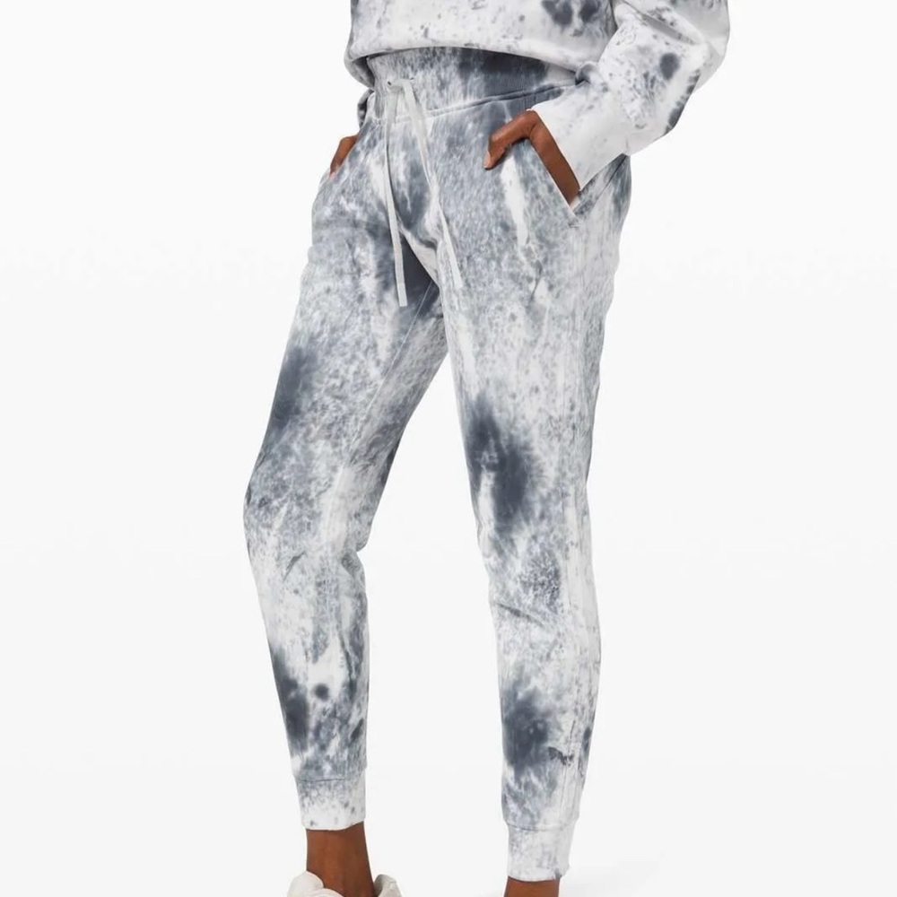 Lululemon Warm Down Joggers Marble Dye